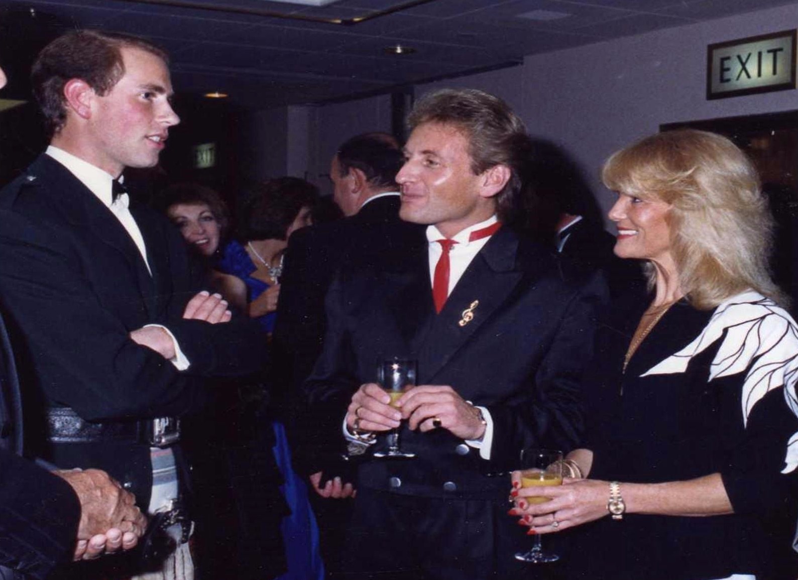 Singing for HRH Prince Edward at the Princes Trust